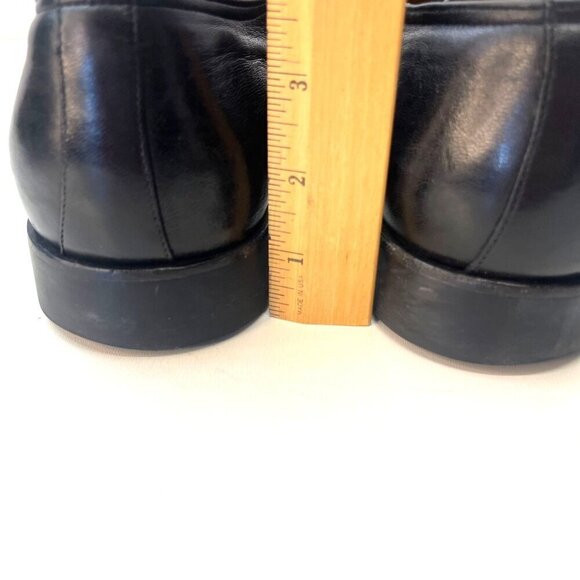 Bruno Magli Bishop Ranuncolo Lace Up Leather Loafer Men's 11.5M Black Color - Picture 5 of 12